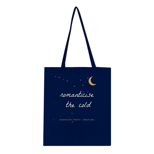 Romanticise the cold tote bag, bookish aesthetic cotton tote – view 2