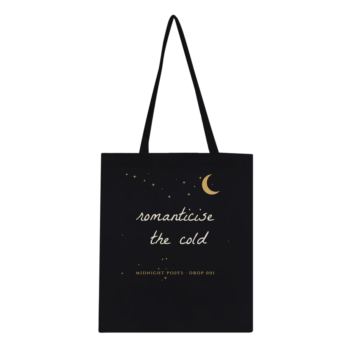 Romanticise the cold tote bag, bookish aesthetic cotton tote