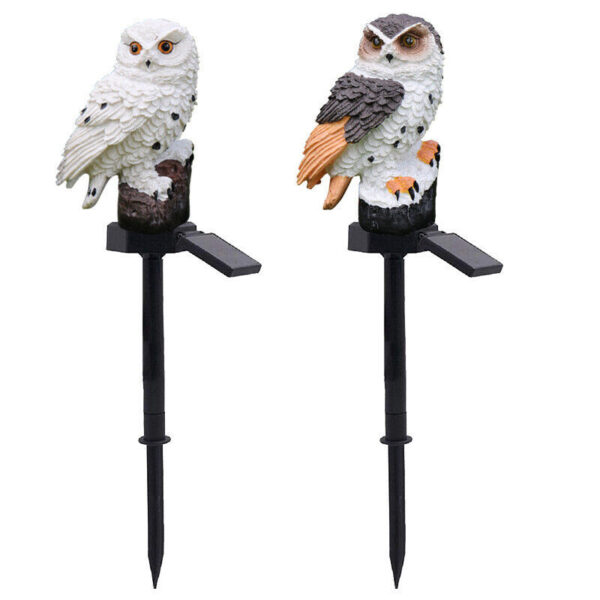 Solar Power LED Owl Parrot Lawn Light Outdoor Waterproof Garden Landscape Lamp - Image 6