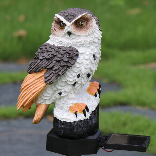 Solar Power LED Owl Parrot Lawn Light Outdoor Waterproof Garden Landscape Lamp - Image 7