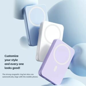 Power Bank Magnetic Portable Wireless FastCharger 10000mAh Type - C Cable LEDDisplay 22.5W PD Fast Charging LightingMag-Safe Battery Pack For IPhone15 14 13 12 Mini Pro Pro Max Devices Digital