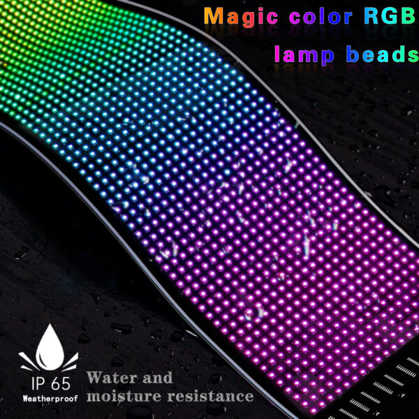 14 Inch Programmable Pixel Panel With Preloaded Animations Scrollable Display For Multi Scenario Use In Support Events Parties And Transportation - Image 3