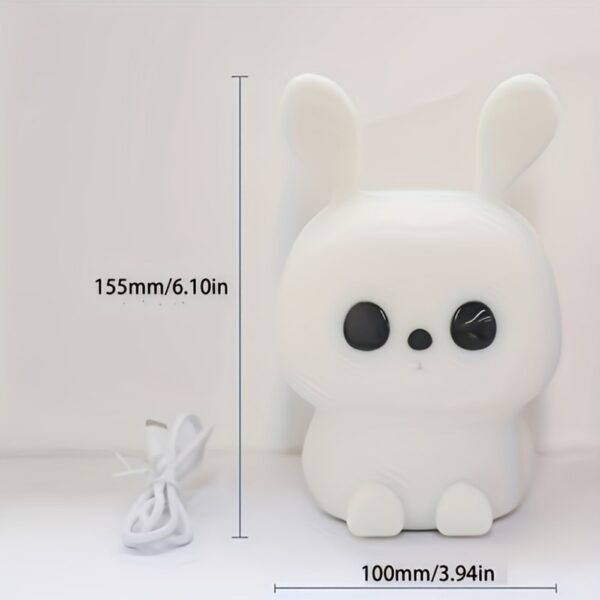 1 LED Cute Rainbow Light Changing Silicone Light Pat Control USB Charging Soft Silicone Light Christmas Gift For Girls Boys,mystery Box - Image 4