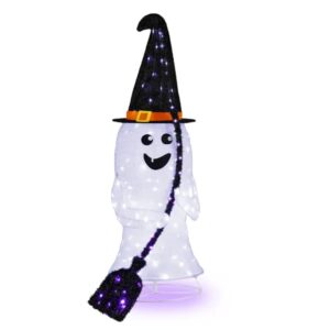 4ft Ghost Lighted Outdoor Halloween Decorations